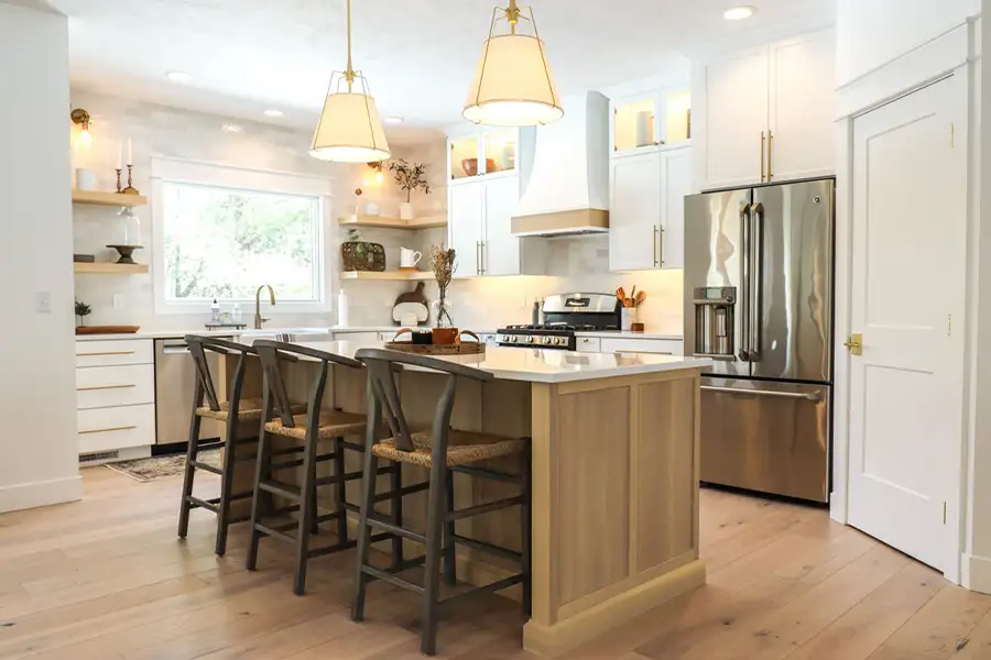 Gravel Lane Design Studio - open concept floor plan kitchen - Eureka, IL