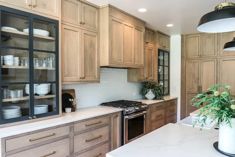 Gravel Lane Design Studio - custom stained cabinetry - Eureka, IL