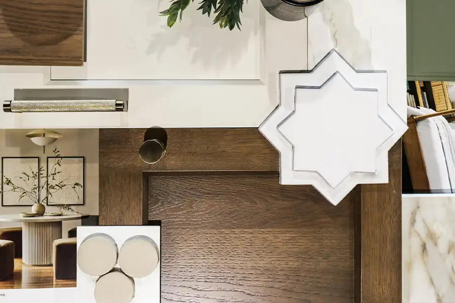 Gravel Lane Design Studio - white cabinets design trends, warm and earthy design concept - Eureka, IL