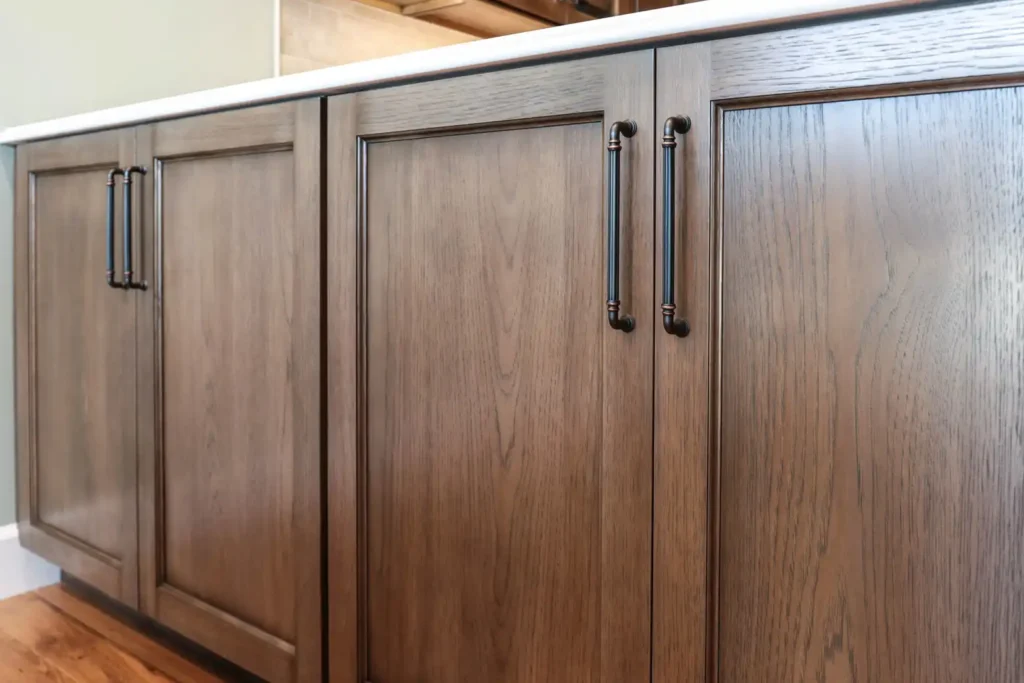 GRAVEL LANE DESIGN - Kitchen Features Our Designers Are Currently Obsessed With - close-up of wooden kitchen cabinets