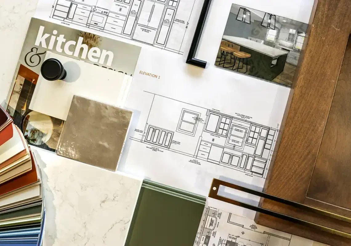 Gravel Lane Design Studio - custom kitchen design concept - Eureka, IL