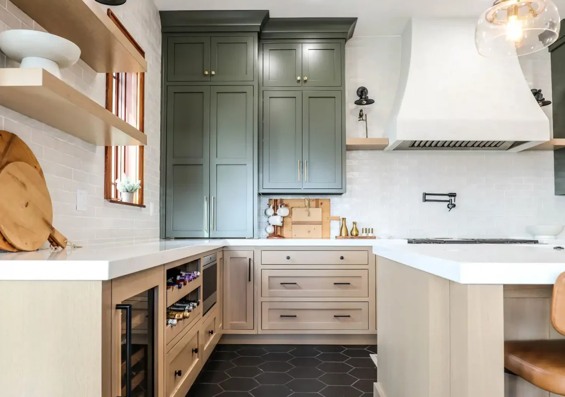 GRAVEL LANE DESIGN - Kitchen Features Our Designers Are Currently Obsessed With - kitchen with beautiful corner cabinet solutions